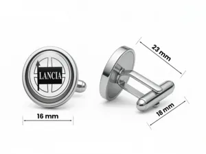 Lancia Cufflinks Gift For Him Premium Sturdy Minimal Design